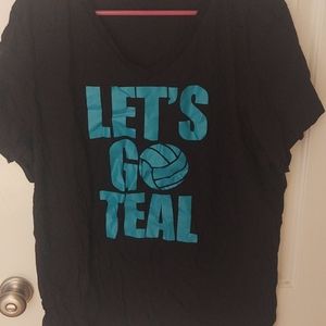 'Lets go Teal' shirt